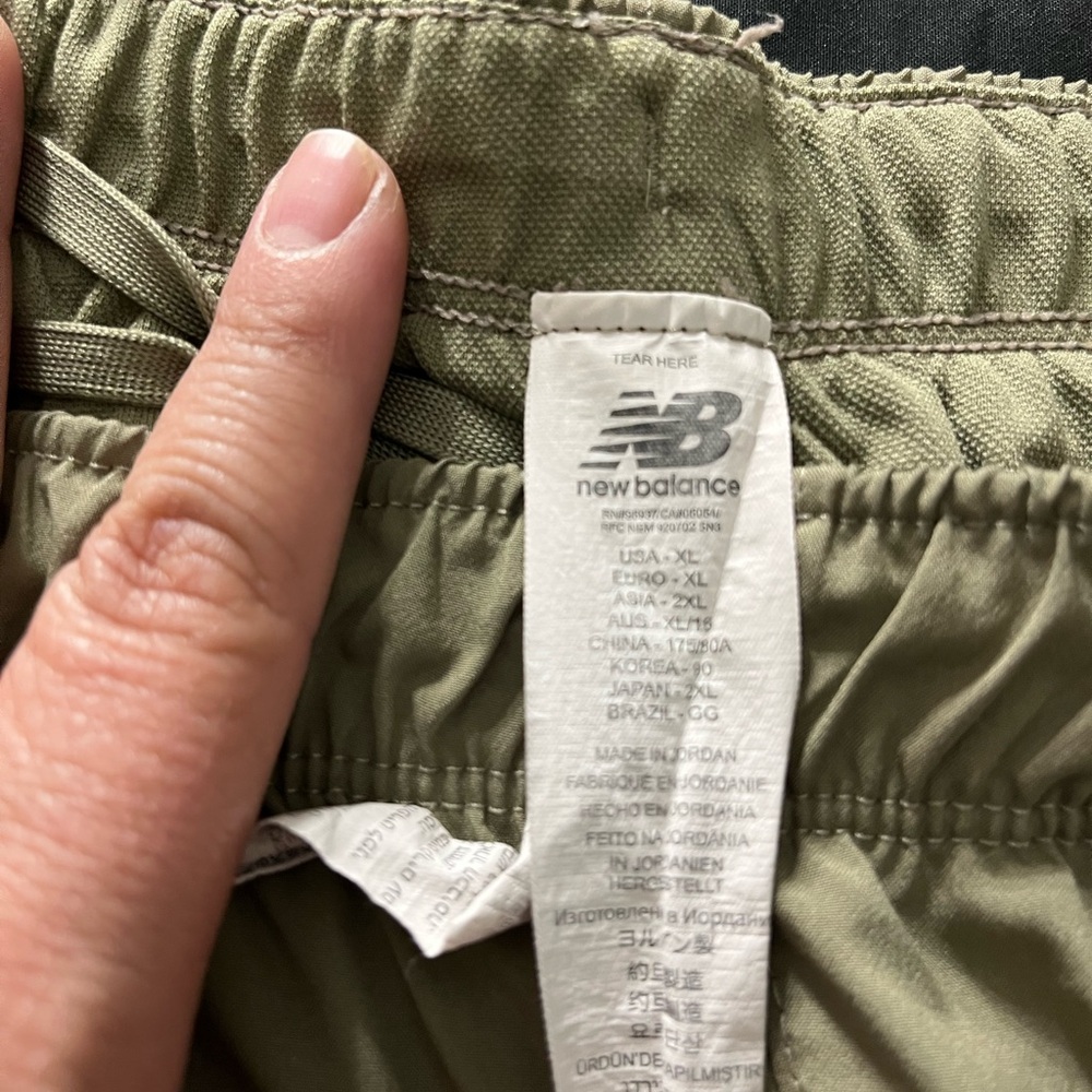New Balance Olive Green Shorts - Picture 3 of 3